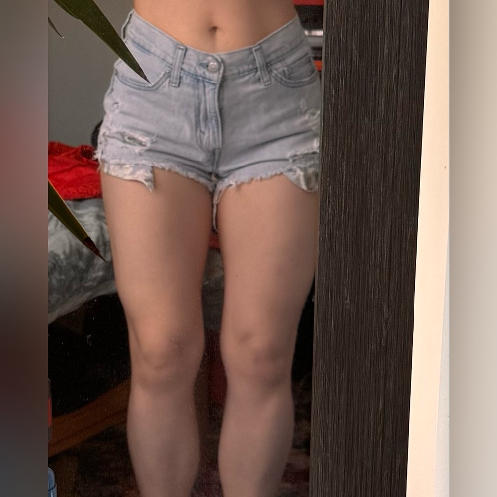 Levi's Women's Light Blue Denim Shorts